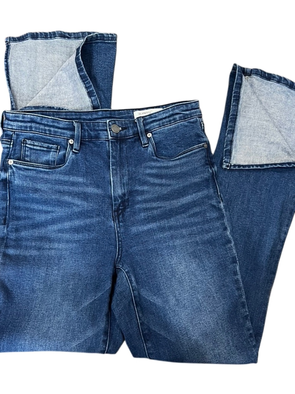 BLANKNYC x Free People Jeans High-Rise Mini Flare Split Hem SZ 29